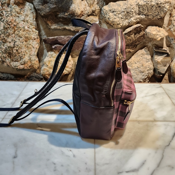 Coach Medium Charlie Backpack With Gingham Print - Picture 4 of 11